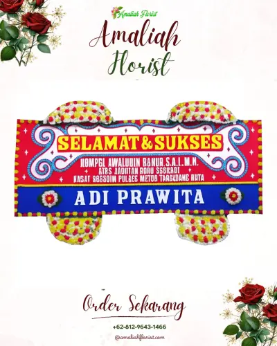 Karangan Bunga Ucapan Selamat di Gemawang