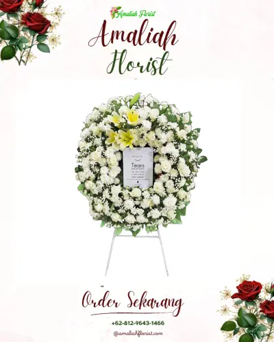 Krans Bunga Duka Cita di Gemawang